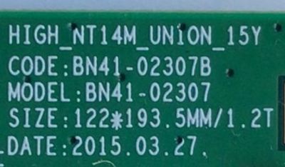 KIT DE TARJETA PARA TV SAMSUNG / MAIN BN94-11075K / BN41-02307B / BN97-10716A / FUENTE BN4400852A / L48MSF_FDY / BN44-00852A / T-CON 44-9771189O / 47-6021068 / HV480FHB N40 / PANEL CY-JJ048BGEV4H / DISPLAY HV48FHB-N40 / MODELO UN48J520DAFXZA ED04 - Imagen 3